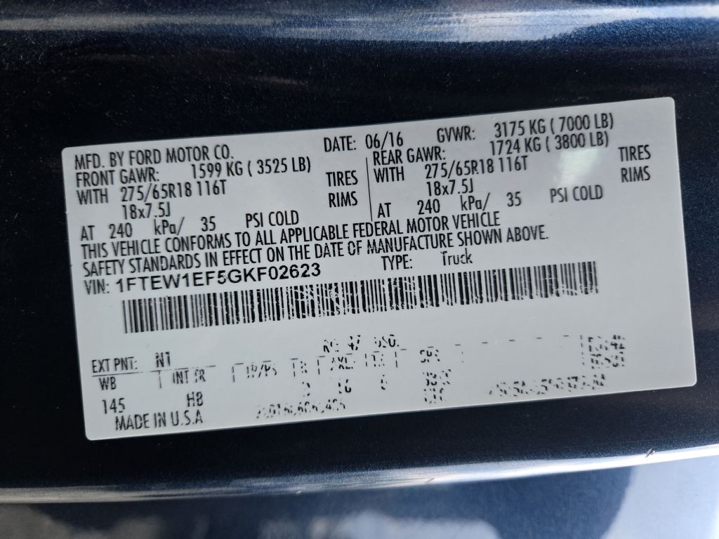 Ford F-150 Lariat SuperCrew 4WD 2016 Ford F-150 Lariat SuperCrew 4WD 2016