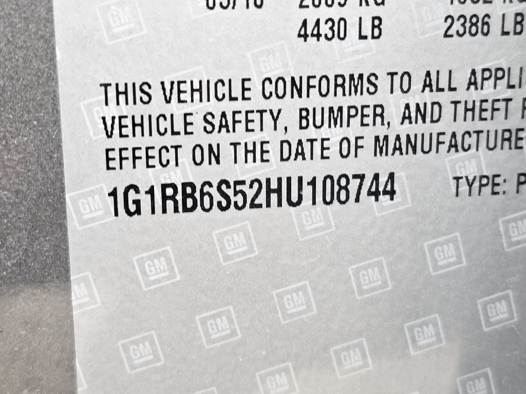 Chevrolet Volt Premier w/ Standard Emission Package 2017 Chevrolet Volt Premier w/ Standard Emission Package 2017