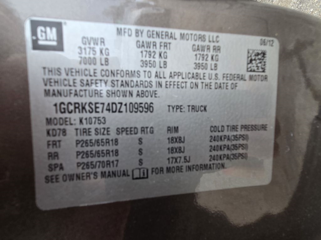 Chevrolet Silverado 1500 LT Ext. Cab 4WD 2013