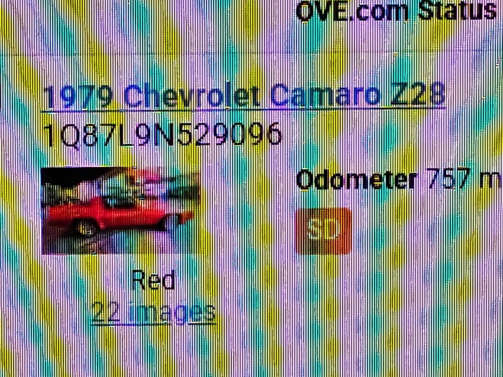 Chevrolet Camaro Z28 Coupe 1979