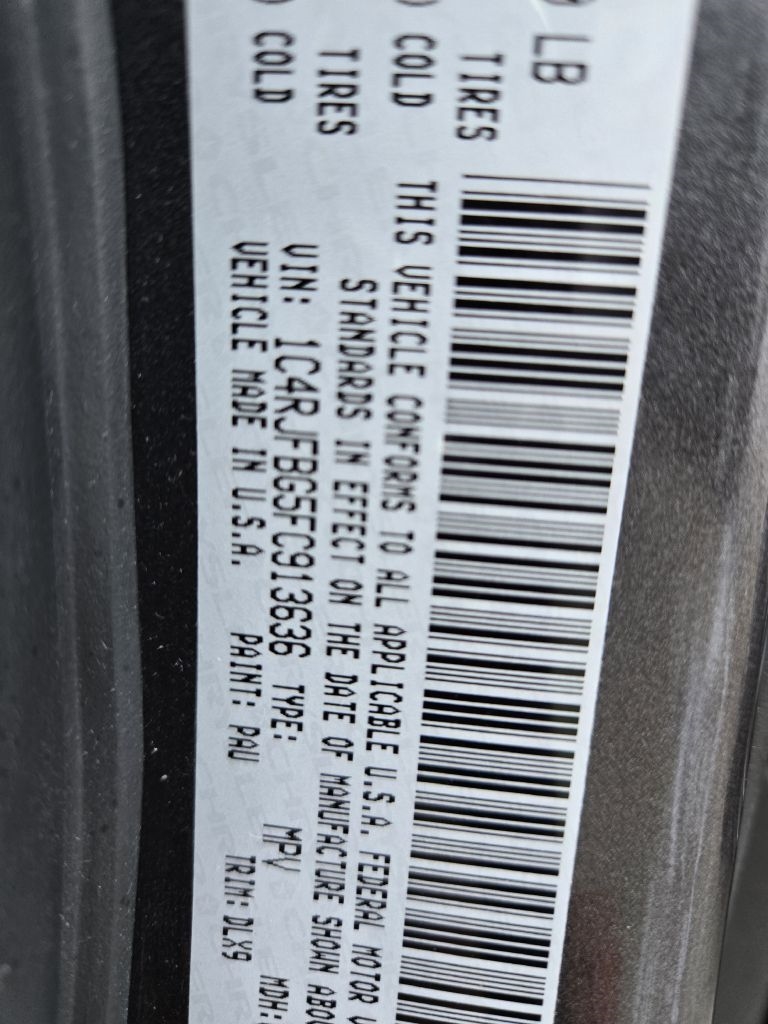 Jeep Grand Cherokee Limited 4WD 2015