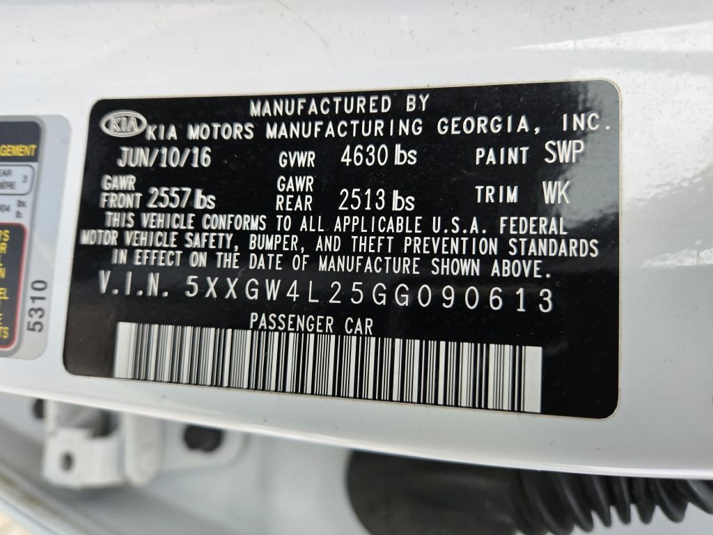 Kia Optima SX Turbo 2016