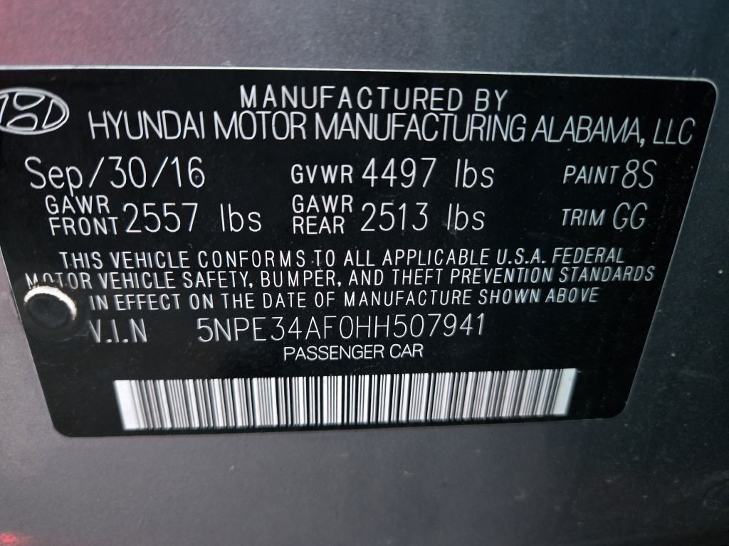 Hyundai Sonata Sport 2017