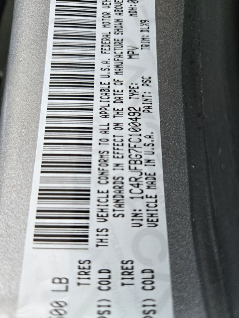 Jeep Grand Cherokee Limited 4WD 2015