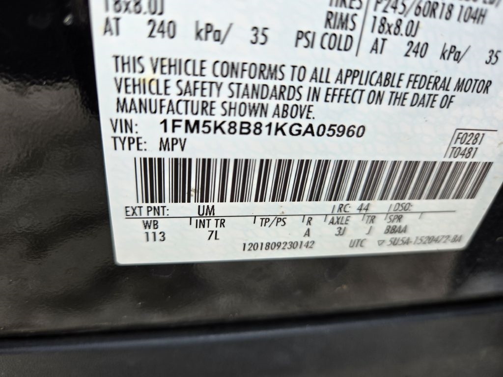 Ford Explorer Base 4WD 2019