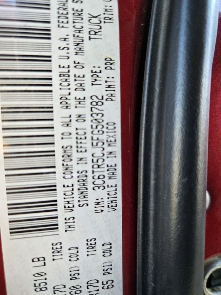 RAM 2500 Tradesman Crew Cab SWB 4WD 2015