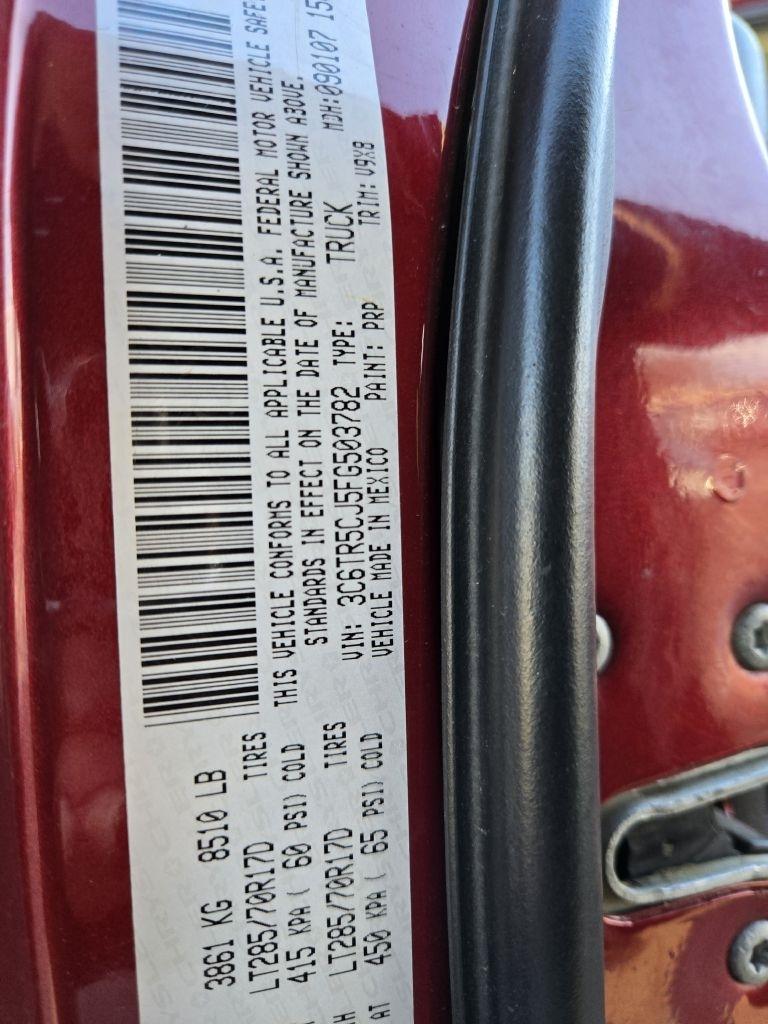 RAM 2500 Tradesman Crew Cab SWB 4WD 2015