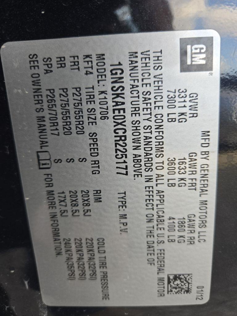 Chevrolet Tahoe LS 4WD 2012