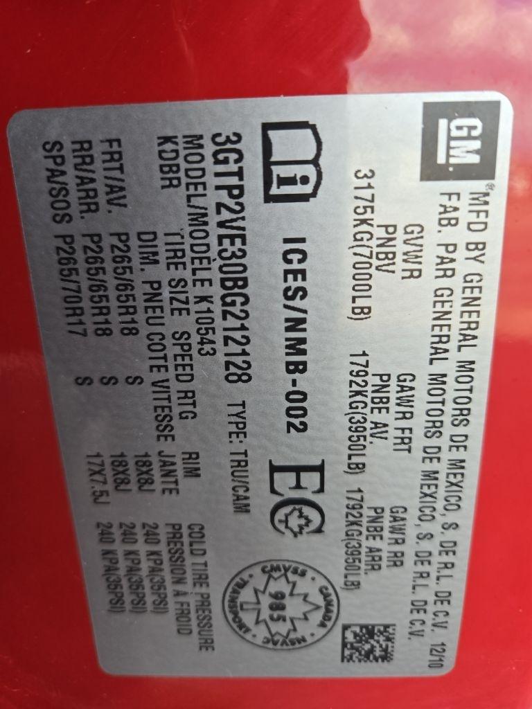 GMC Sierra 1500 SLE Crew Cab 4WD 2011