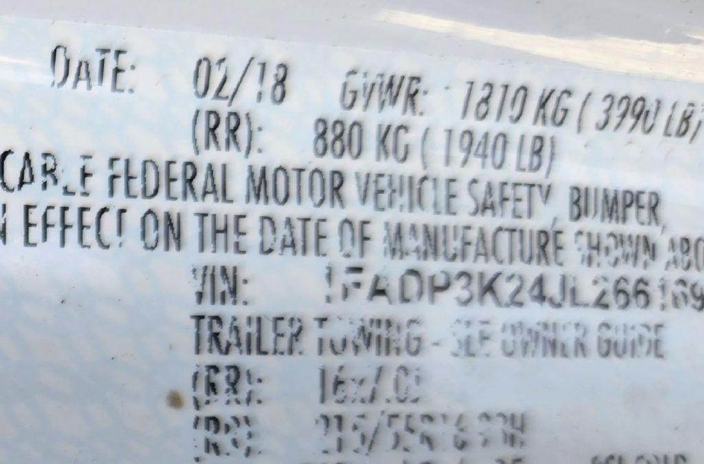 Ford Focus SE Hatch 2018