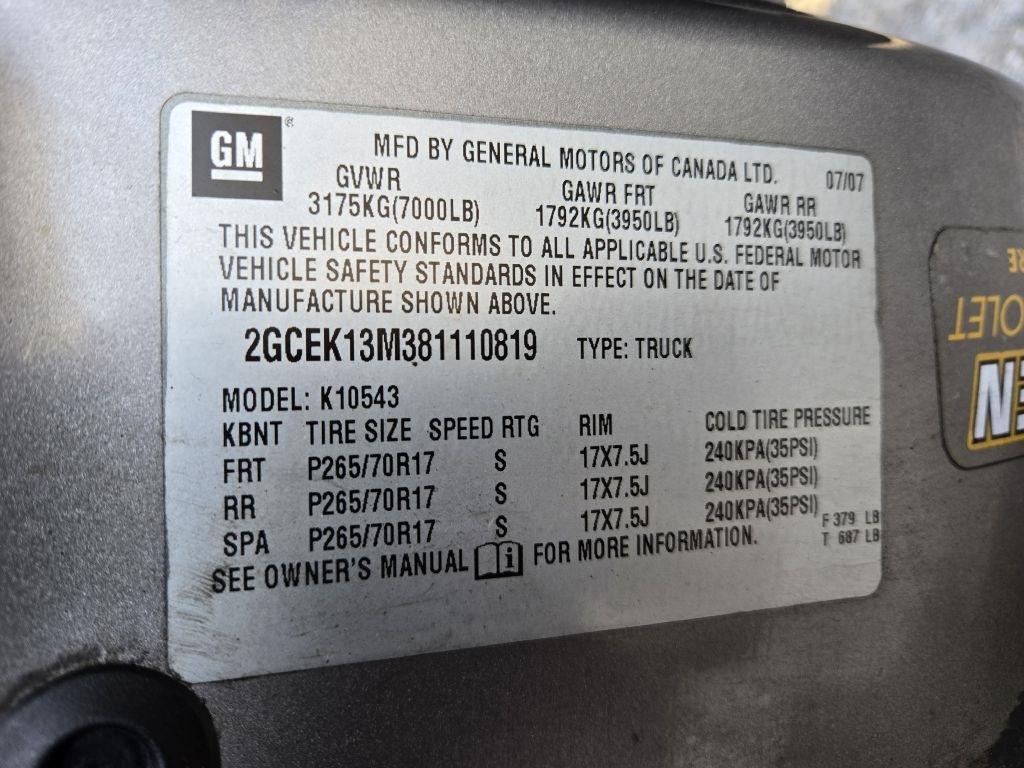 Chevrolet Silverado 1500 LTZ Crew Cab 4WD 2008