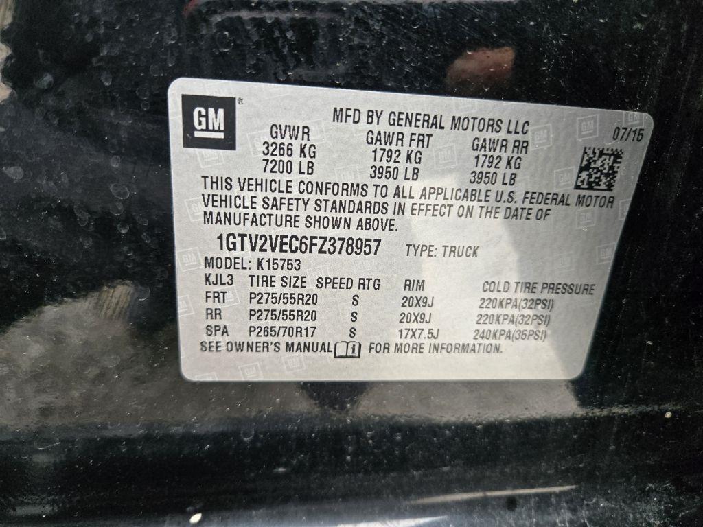 GMC Sierra 1500 SLT Double Cab 4WD 2015