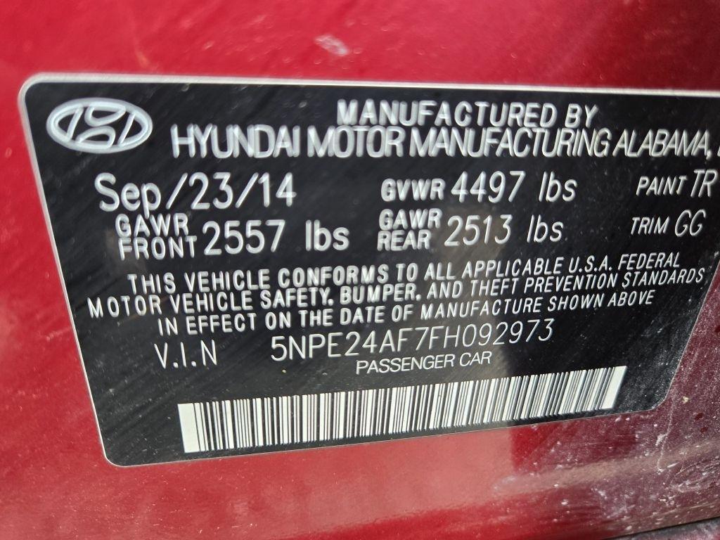 Hyundai Sonata SE 2015