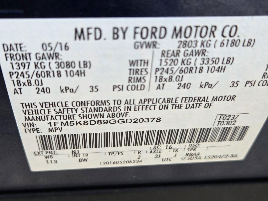 Ford Explorer XLT 4WD 2016