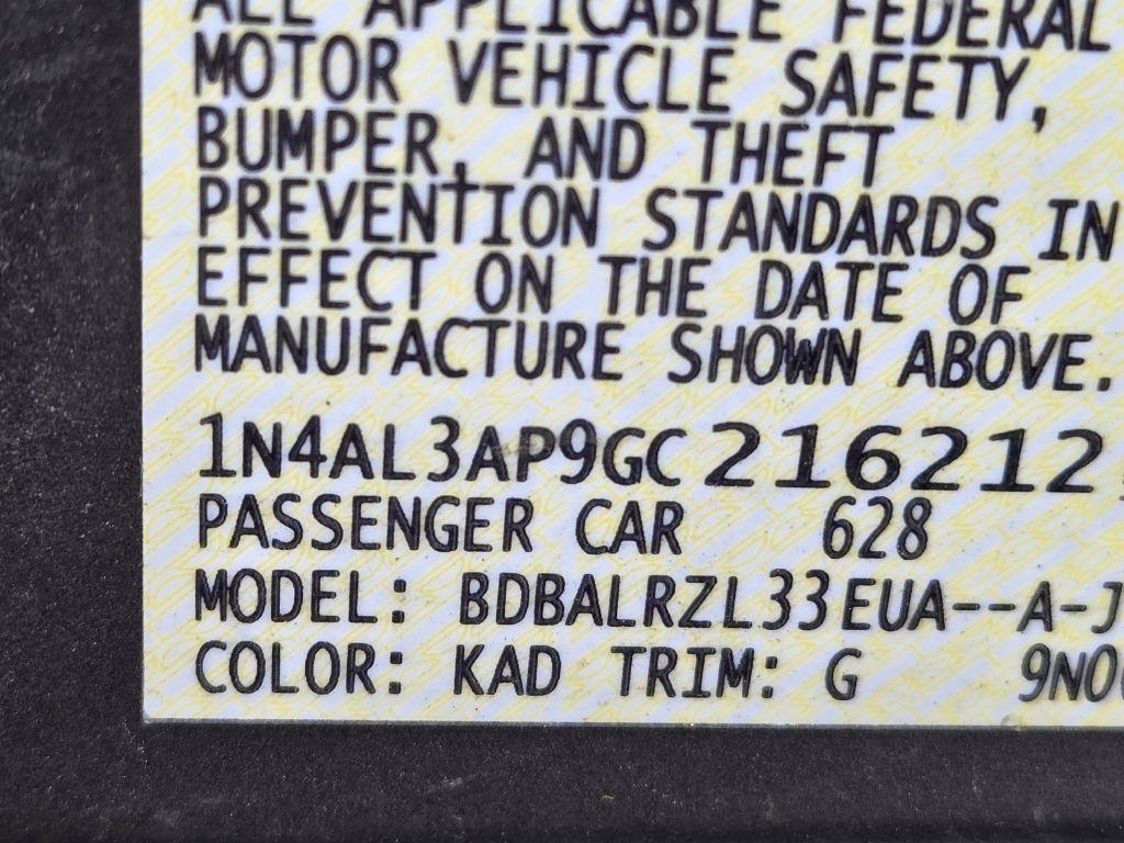 Nissan Altima 2.5 SL 2016