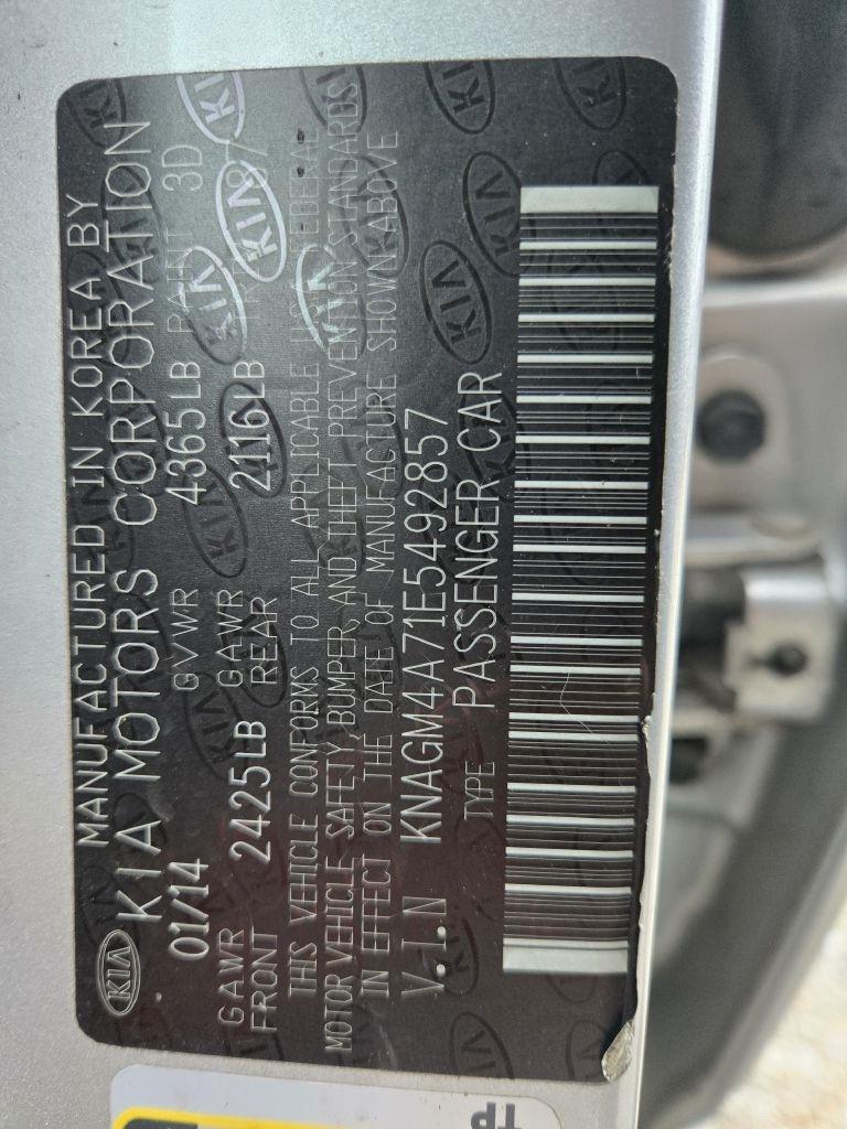 Kia Optima LX 2014