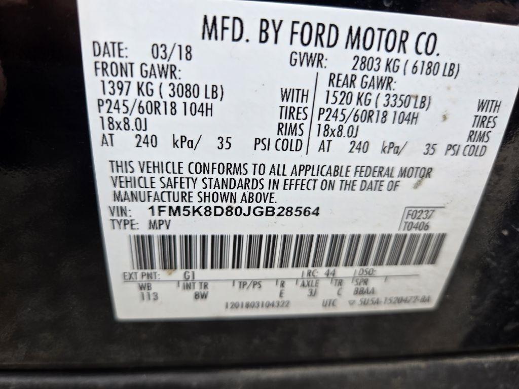 Ford Explorer XLT 4WD 2018