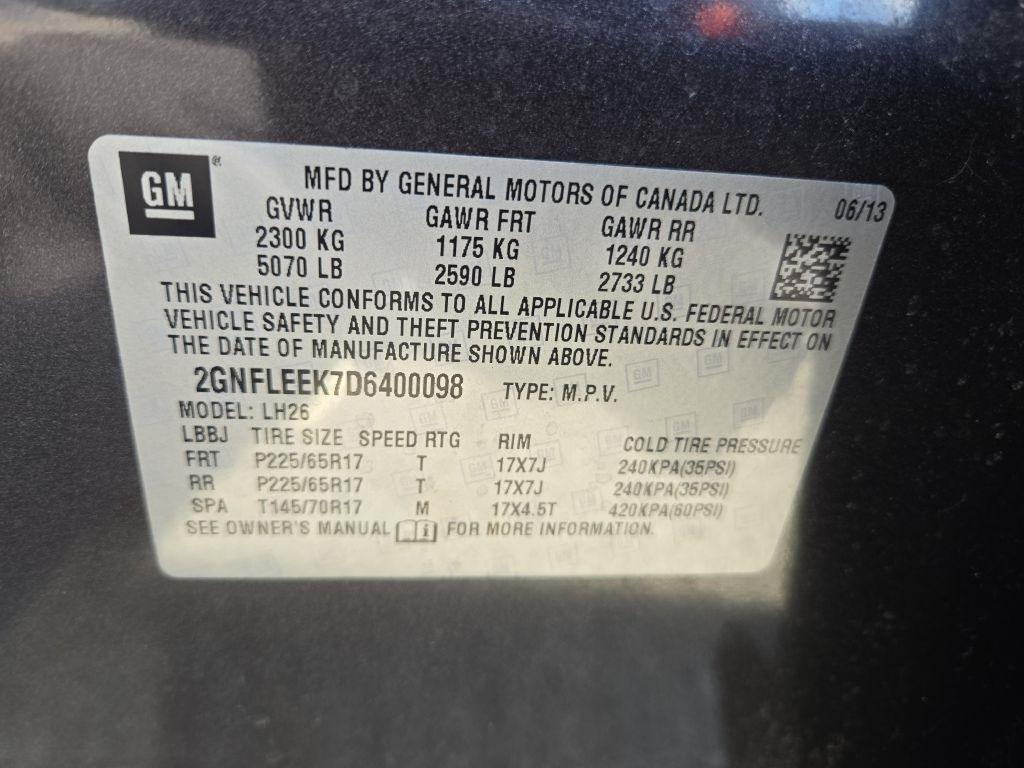 Chevrolet Equinox 1LT AWD 2013