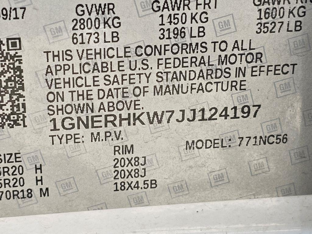 Chevrolet Traverse LT Leather FWD 2018