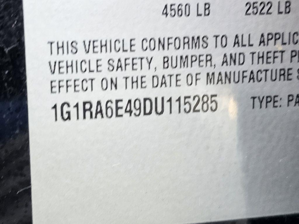 Chevrolet Volt Standard 2013