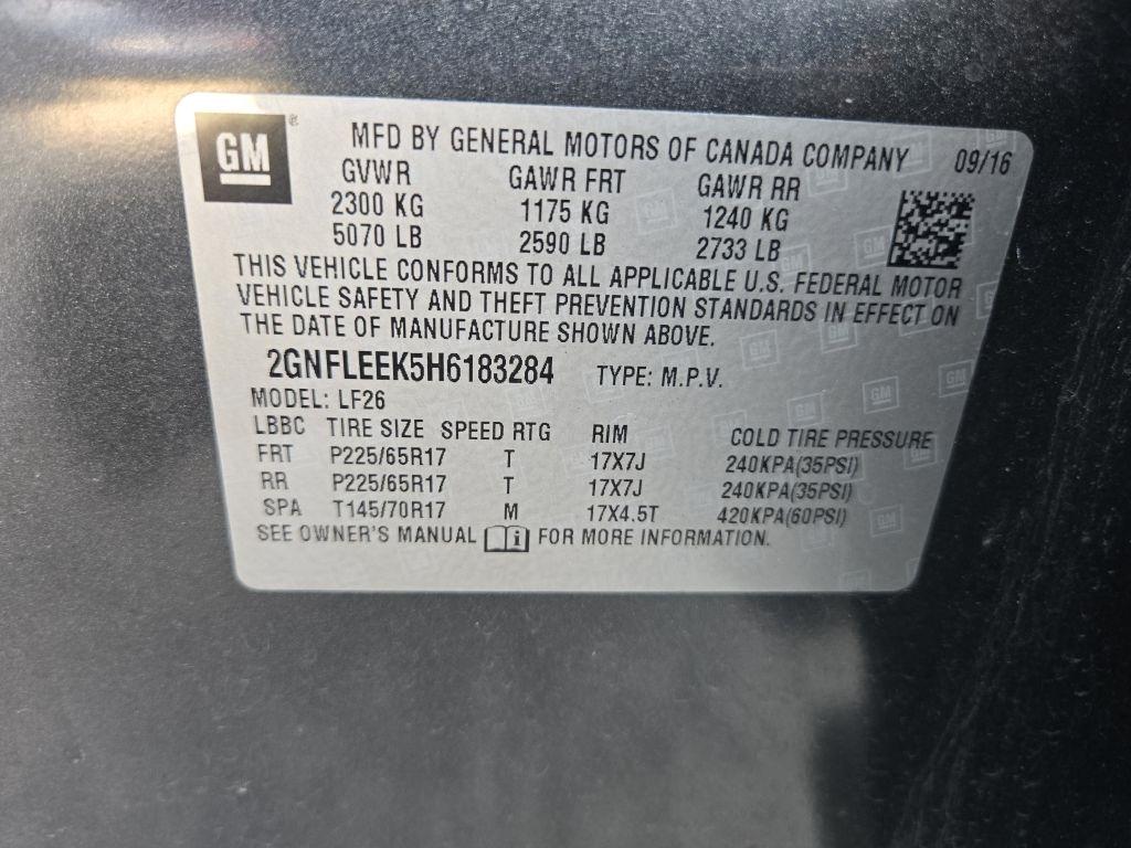 Chevrolet Equinox LS AWD 2017