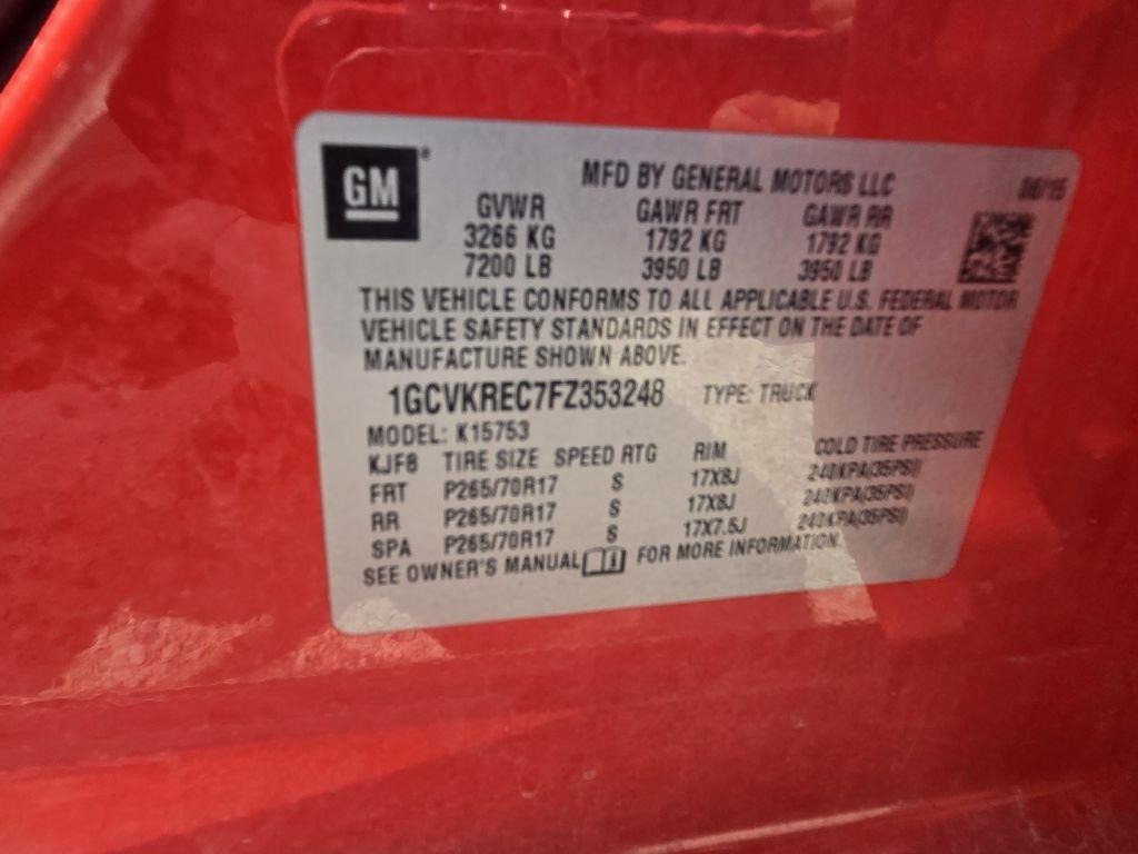Chevrolet Silverado 1500 LT Double Cab 4WD 2015