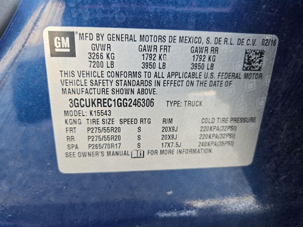 Chevrolet Silverado 1500 LT Crew Cab 4WD 2016