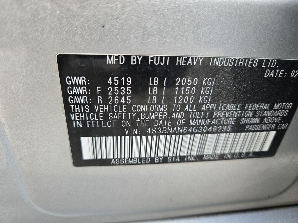 Subaru Legacy 2.5i Limited 2016