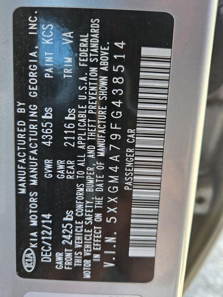 Kia Optima LX 2015