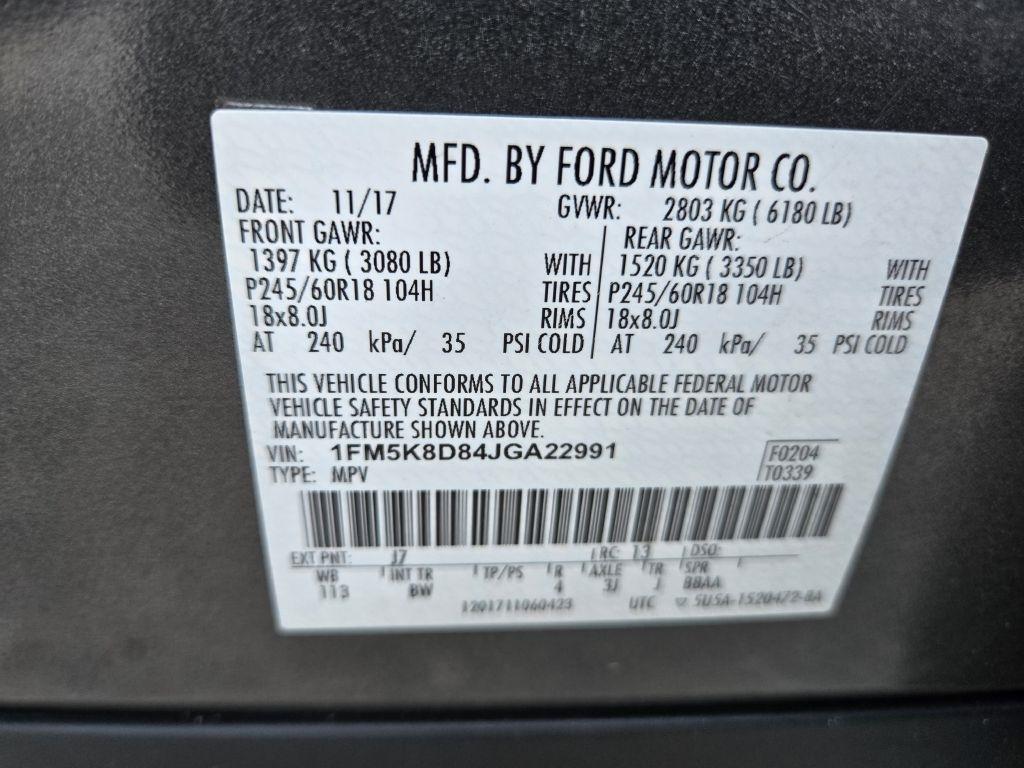 Ford Explorer XLT 4WD 2018