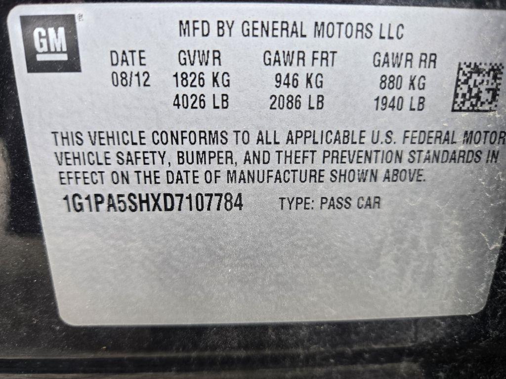 Chevrolet Cruze LS Auto 2013