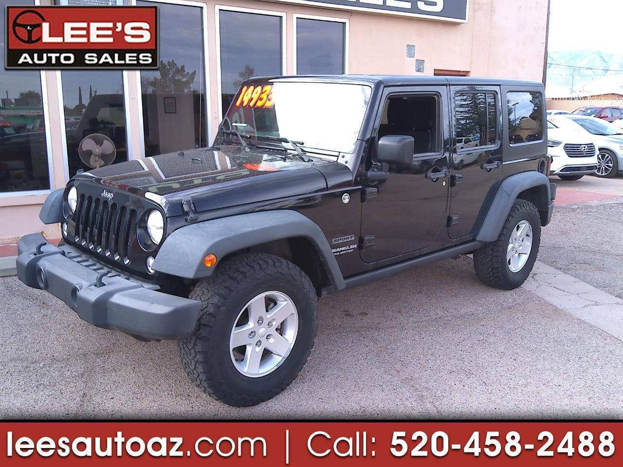 Jeep Wrangler Unlimited Sport 4WD 2015