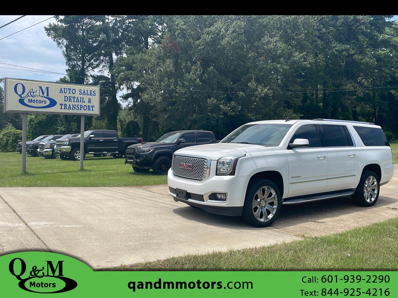 Used 2015 GMC Yukon XL 2WD 4dr Denali for Sale in Flowood MS 39232 Q&M Motors