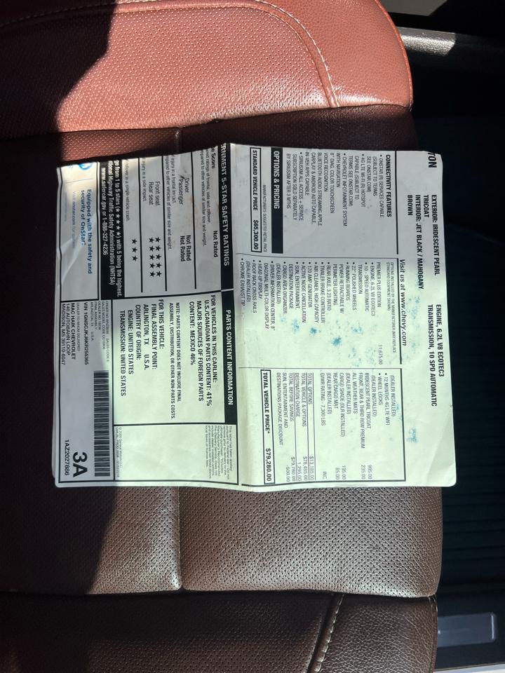 Chevrolet Suburban 2WD 4dr 1500 Premier 2019