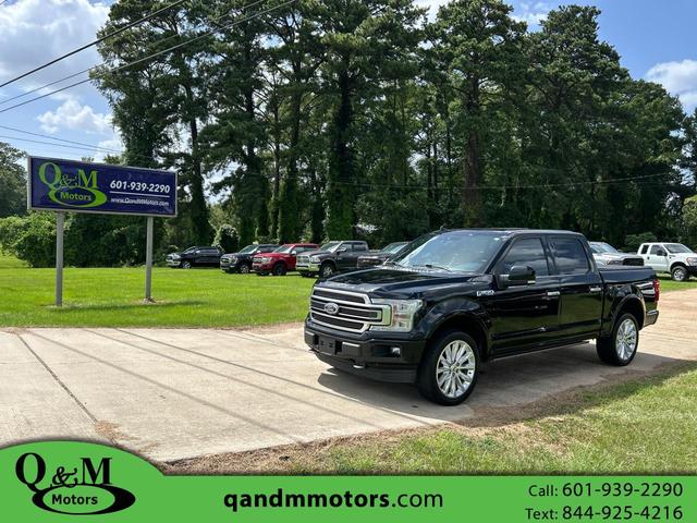 Black 2018 Ford F-150 Pickup Truck Four-Wheel Drive Automatic