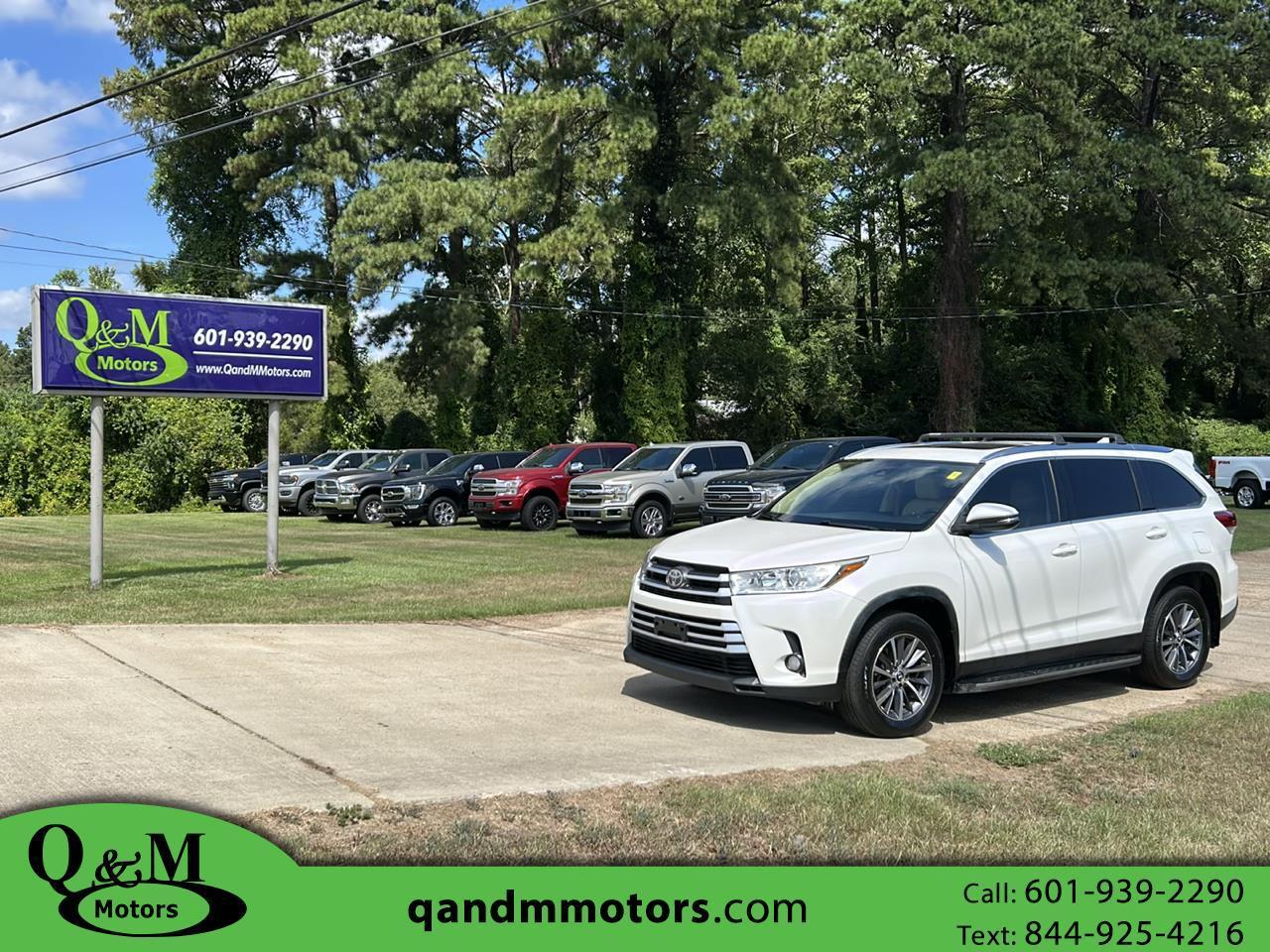 Toyota Highlander XLE V6 FWD (Natl) 2019