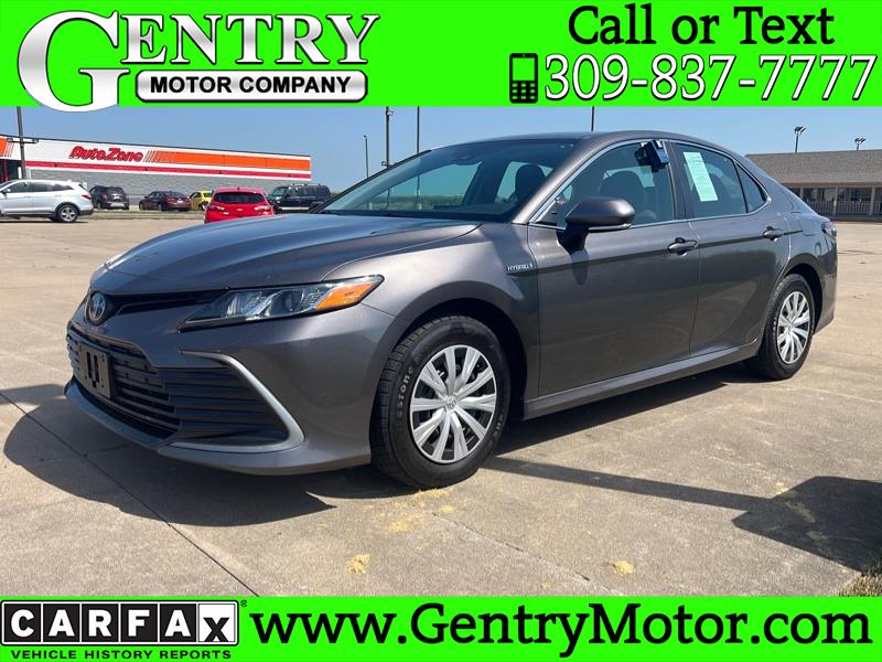 Used 2021 Toyota Camry Hybrid HYBRID LE CVT for Sale in IL 61455