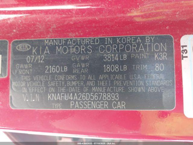 Kia Forte EX 2013