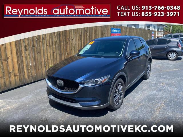 Blue 2018 Mazda CX-5 Grand Touring FWD SUV / Crossover Front-Wheel Drive Automatic