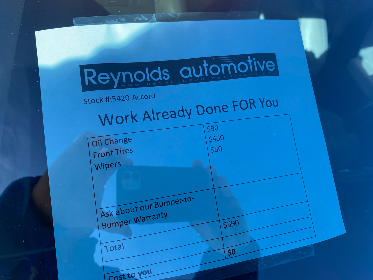 Honda Accord Sedan Touring 2.0T Auto 2018