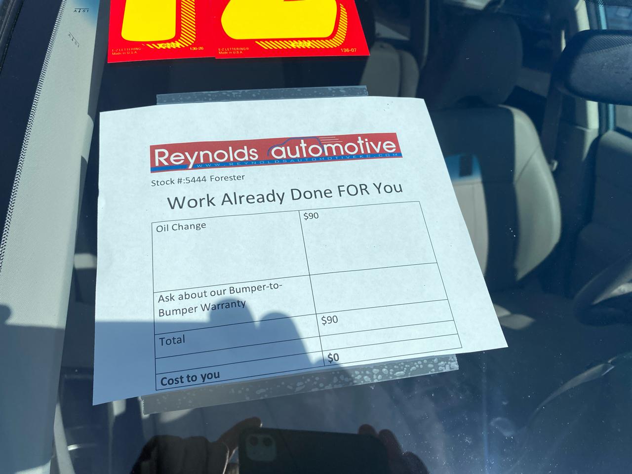 Subaru Forester 4dr Auto 2.5X Touring 2012