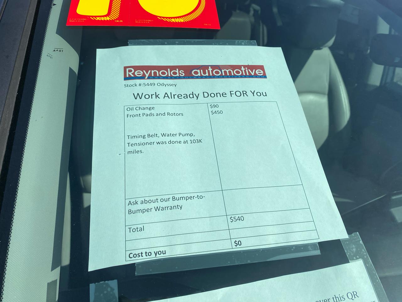 Honda Odyssey EX-L Auto 2018