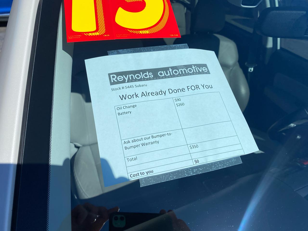 Subaru Forester 4dr CVT 2.5i Touring PZEV 2015