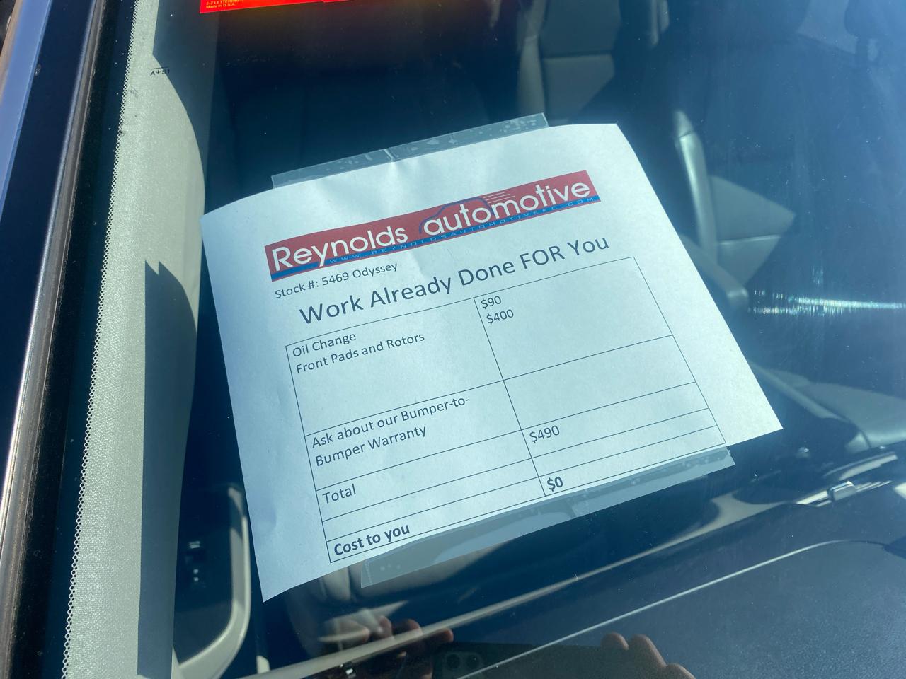 Honda Odyssey 5dr EX-L 2014