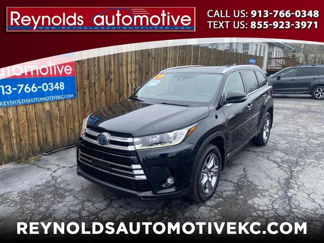 Black 2019 Toyota Highlander Hybrid Limited AWD SUV / Crossover All-Wheel Drive Automatic
