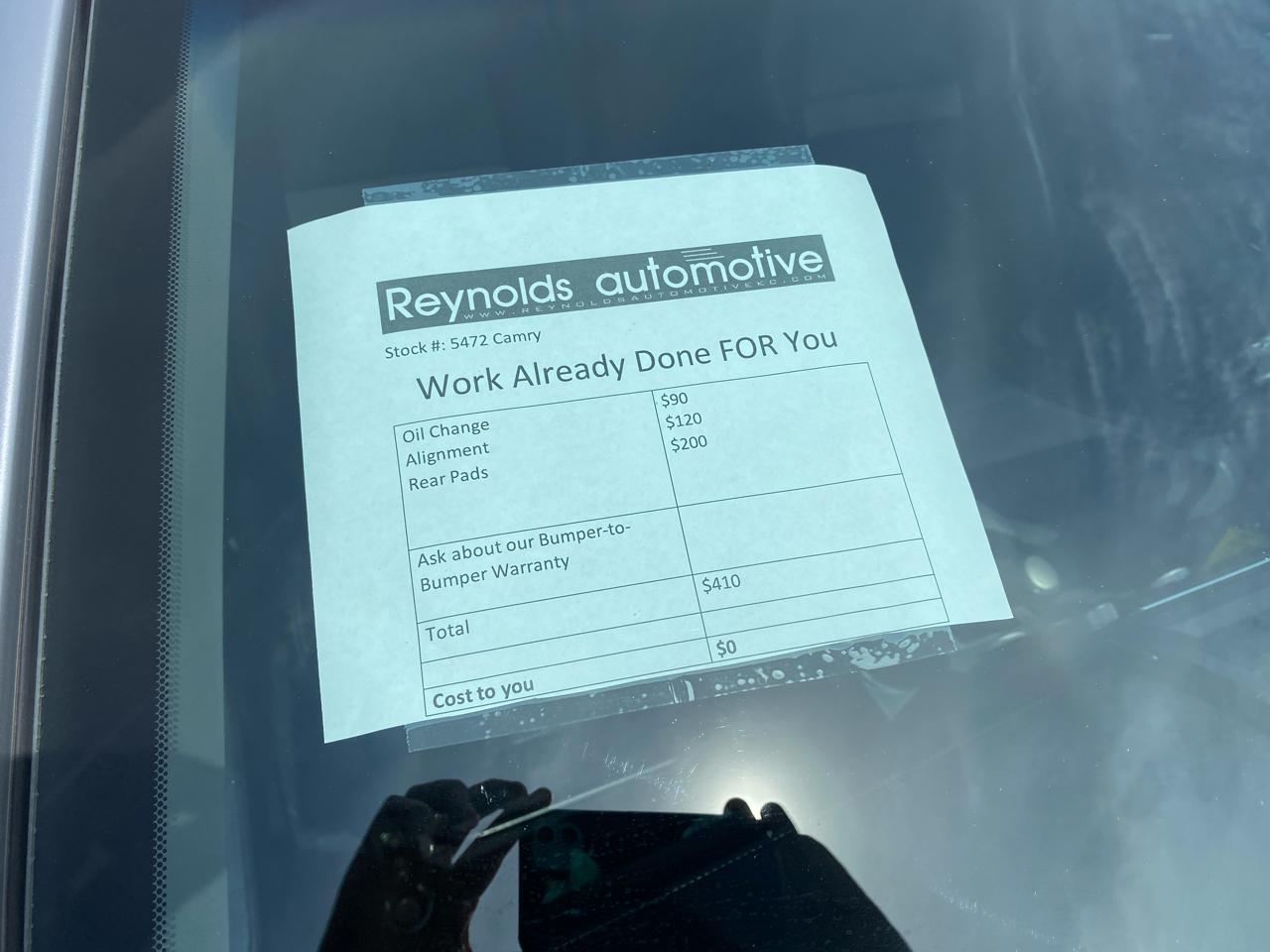 Toyota Camry SE 2012