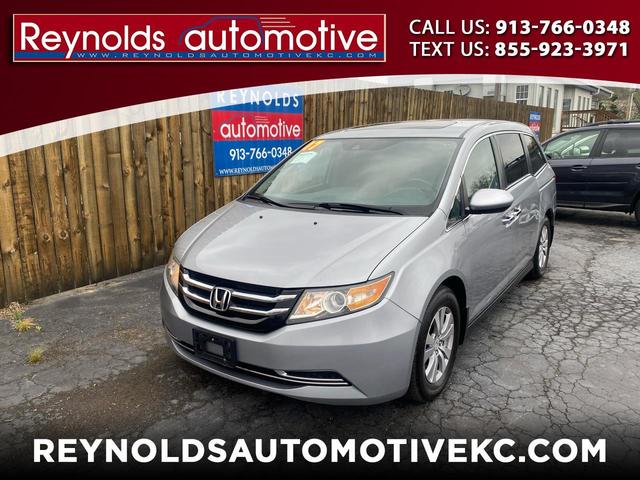 Silver 2017 Honda Odyssey EX-L FWD Minivan Front-Wheel Drive Automatic