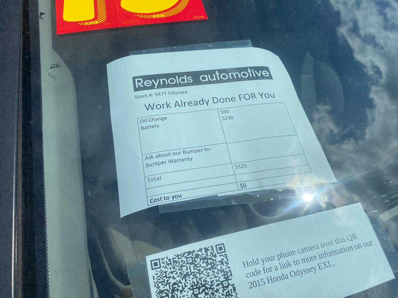 Honda Odyssey 5dr EX-L w/Navi 2015