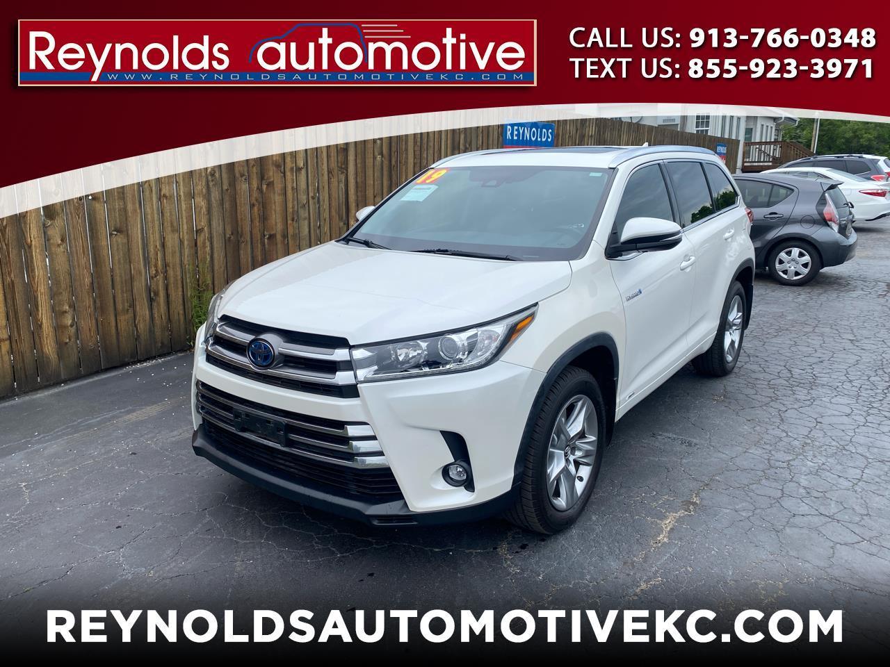 Toyota Highlander Hybrid Limited V6 AWD (Natl) 2019