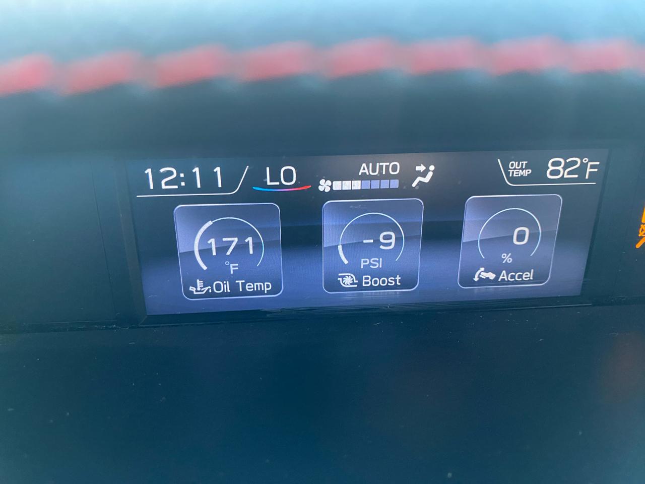 Subaru WRX Premium Manual 2019